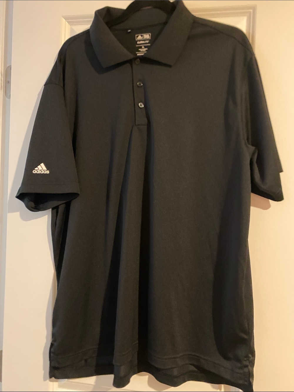 Adidas XL black polo-like new